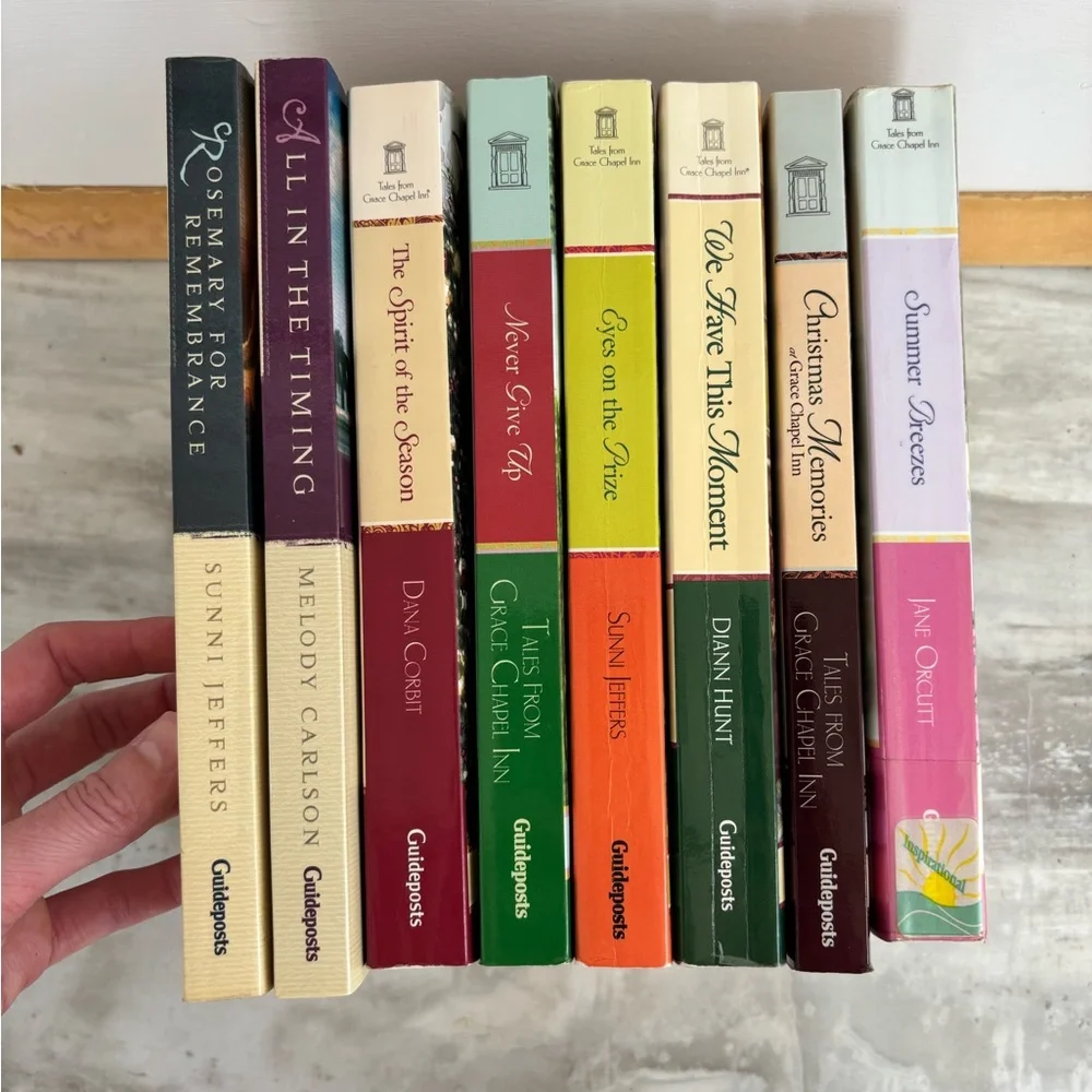 8 Tales From Grace Chapel Inn Books Christian Fiction Paperback Inspirational - Picture 2 of 10
